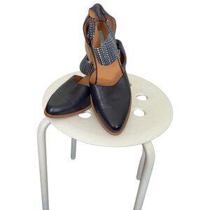 Zazou | Advance Flat Shoes In Navy Leather